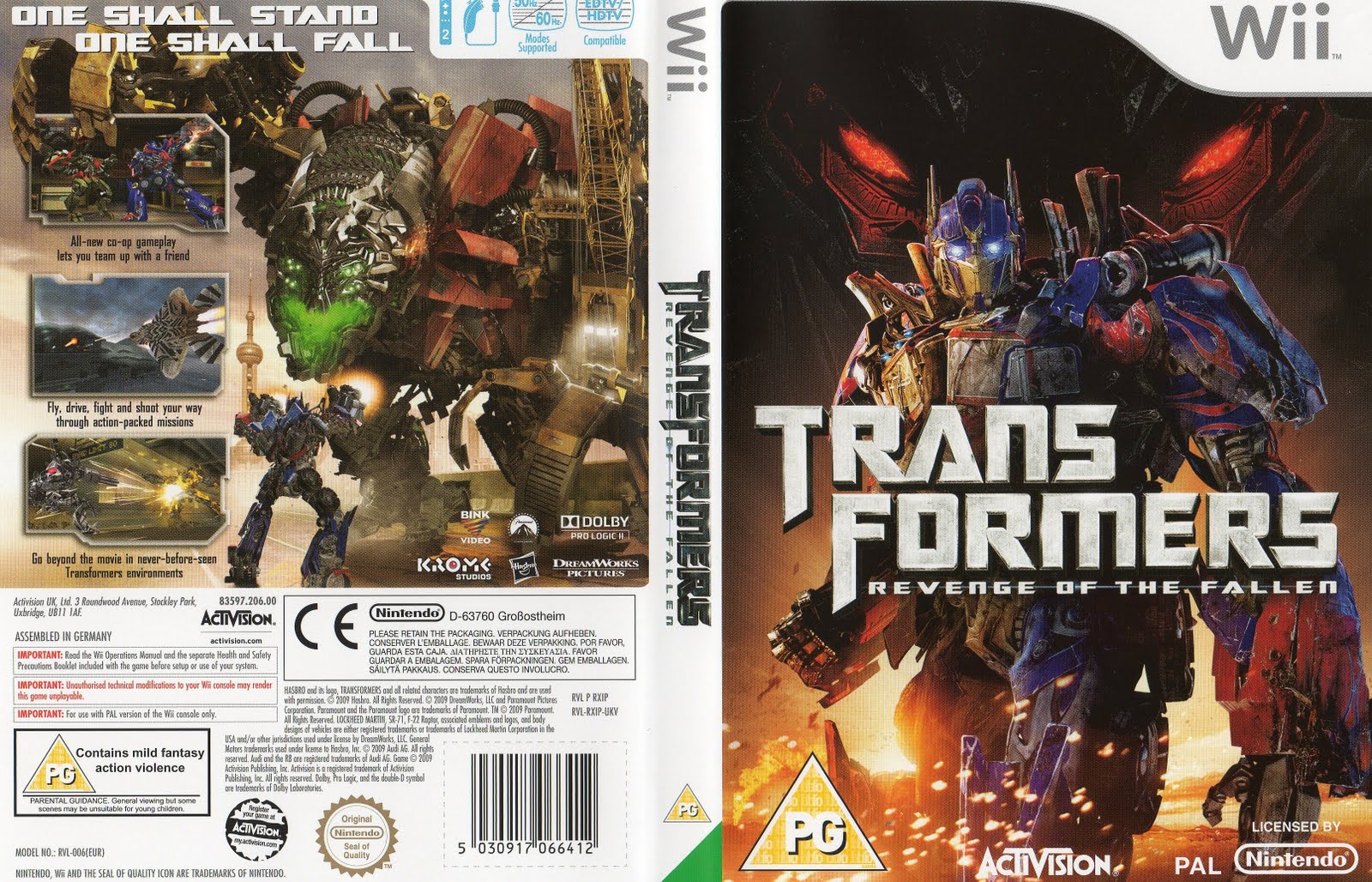 Zona Gamer Transformers Revenge Of The Fallen